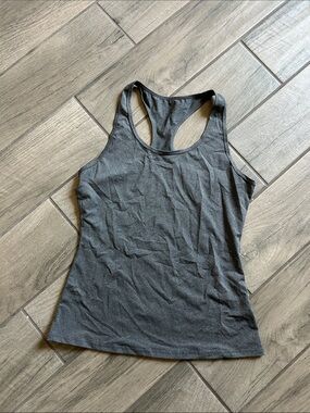 Charcoal Gray Racerback Tank Top - Everyday Activewear